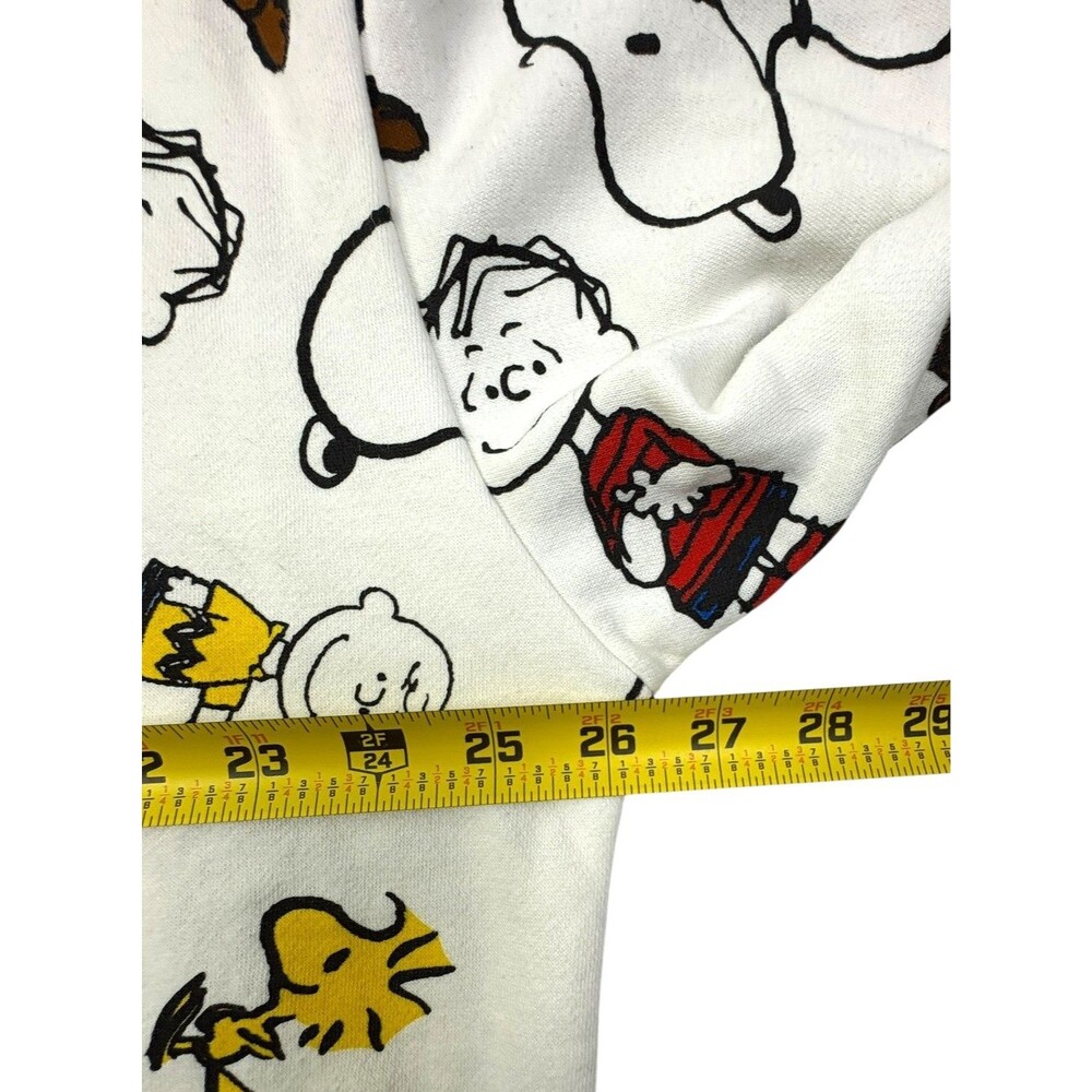 Peanuts Snoopy Charlie Brown Friends AOP Sweatshirt 3X Crewneck Pullover - Picture 9 of 11